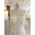 Alibaba New Design plus robes de mariage taille avec manches